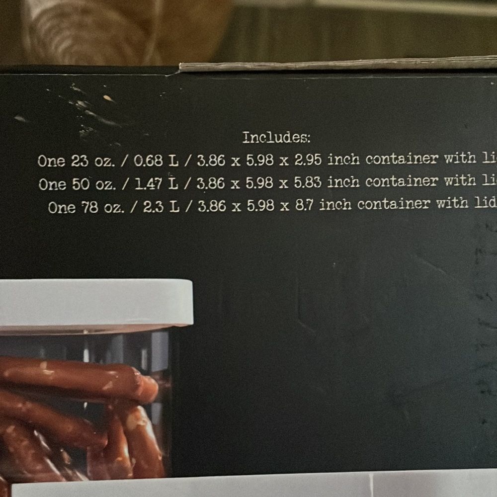 Mason Craft & More- 6 piece rectangular container set🆕 - Picture 2 of 6